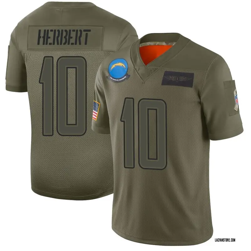 justin herbert jersey chargers